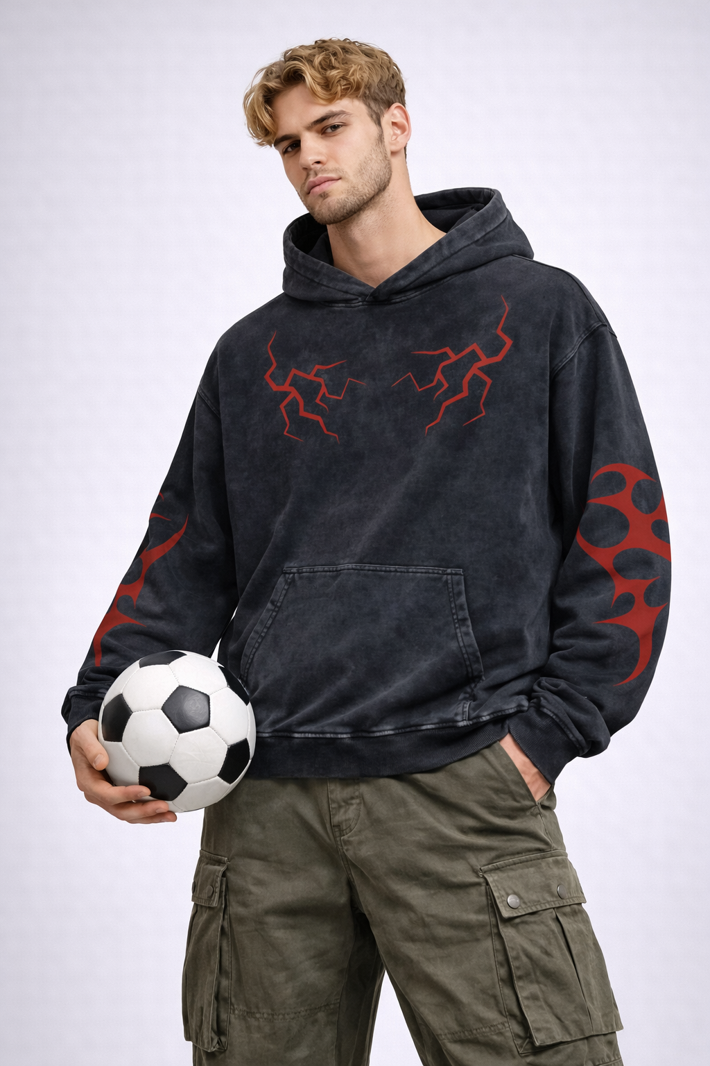 Dark Desires Designed Oversized Hoodie