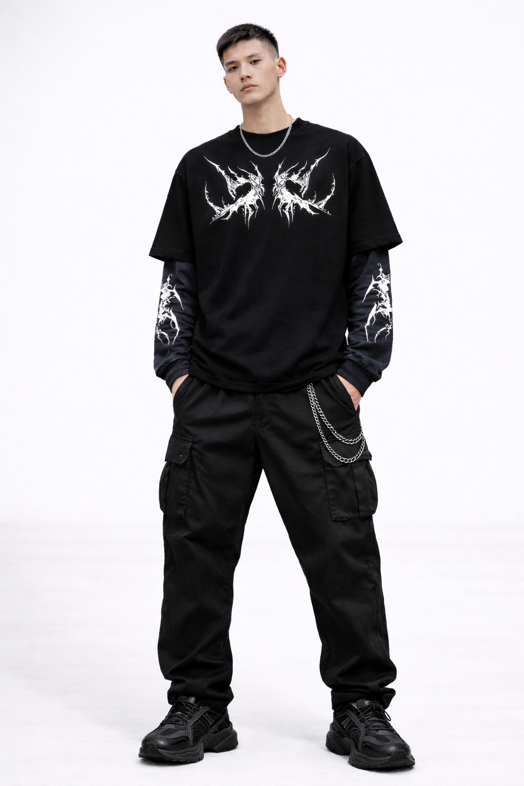 Divine Collapse LS Oversized Tee