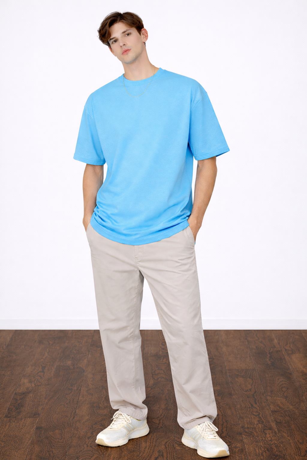 Blue Oversized Tee