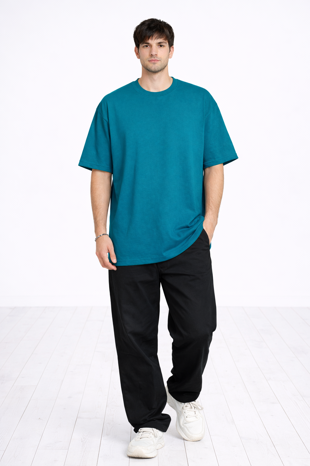Teal Oversized Tee