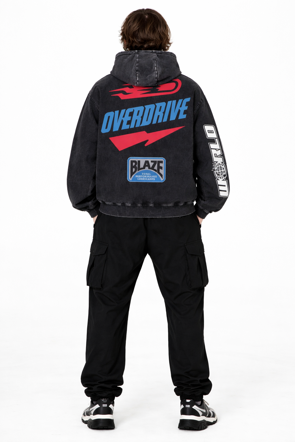 Overdrive Designed Oversized Hoodie