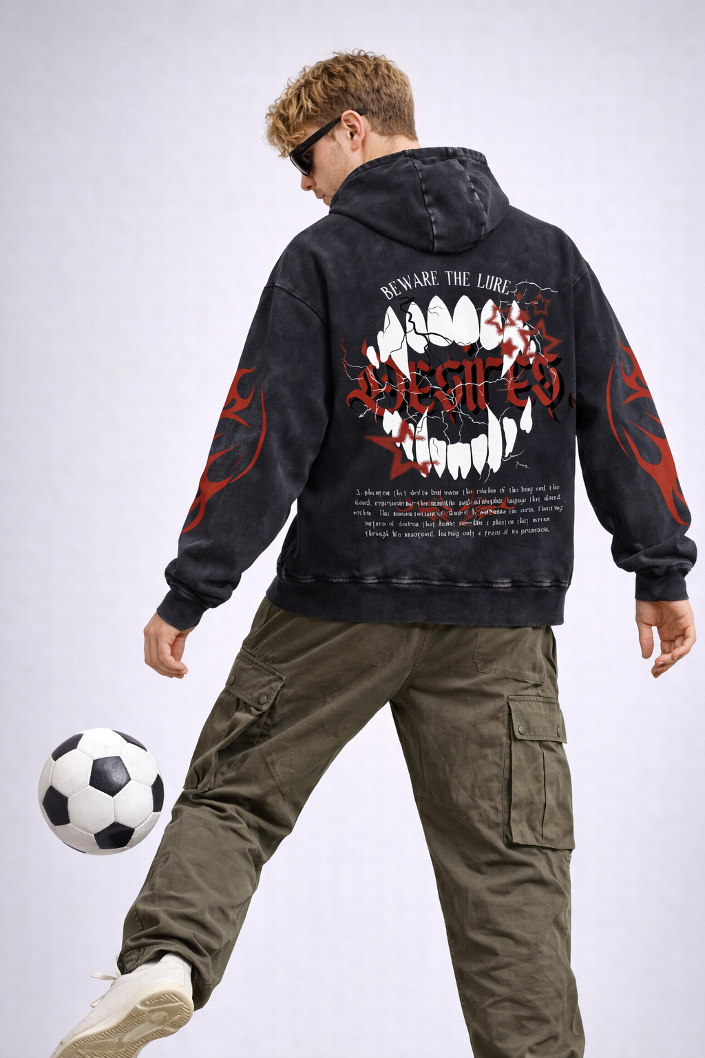 Dark Desires Designed Oversized Hoodie