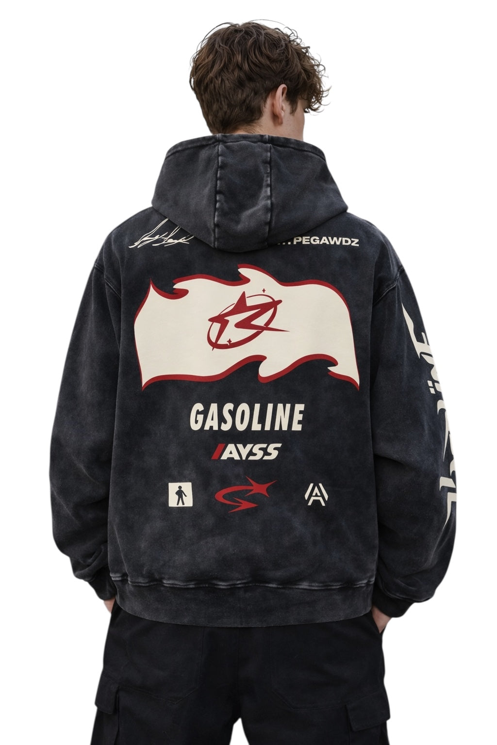 Gasoline Designed Oversized Hoodie