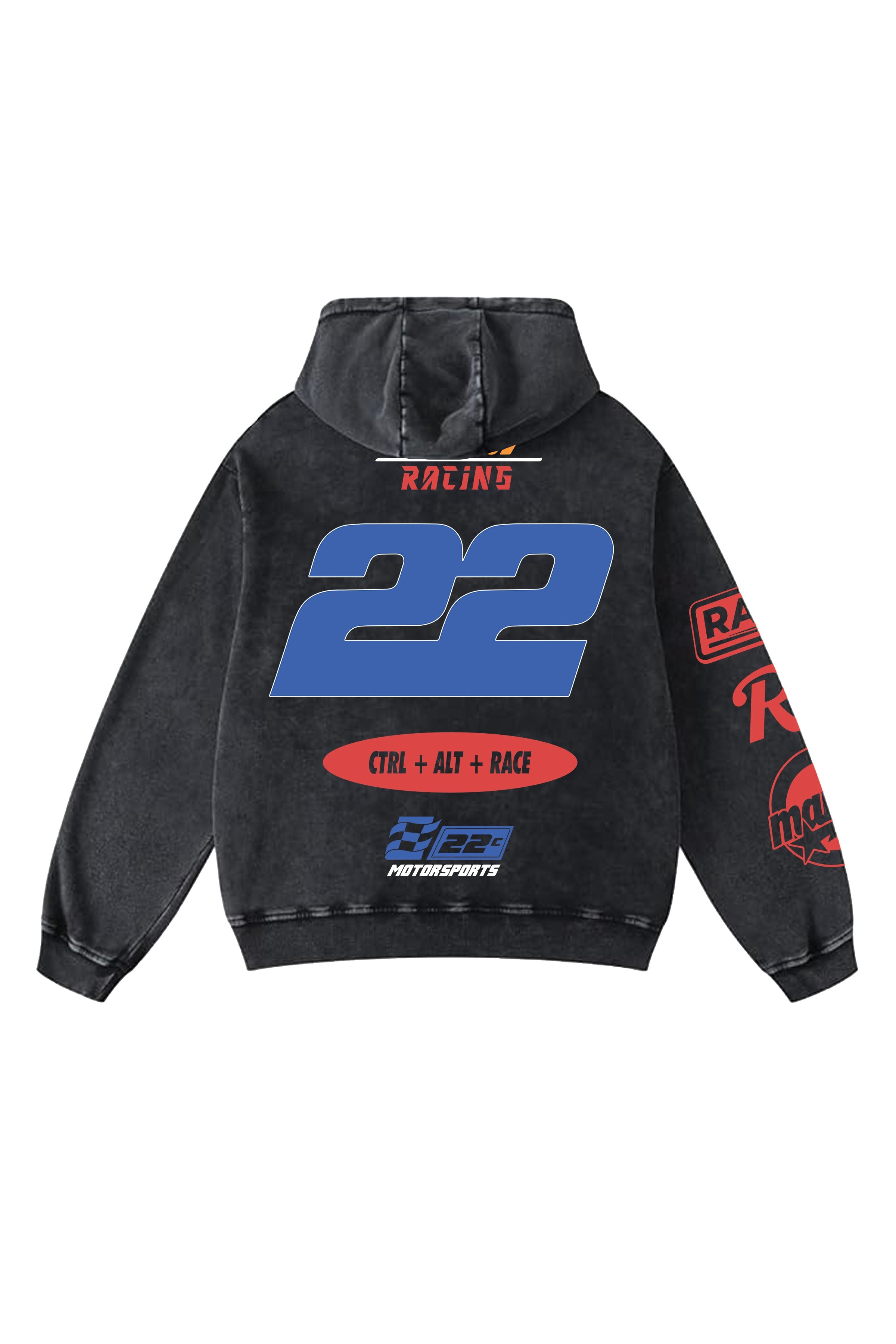 Rage Race Designed Oversized Hoodie