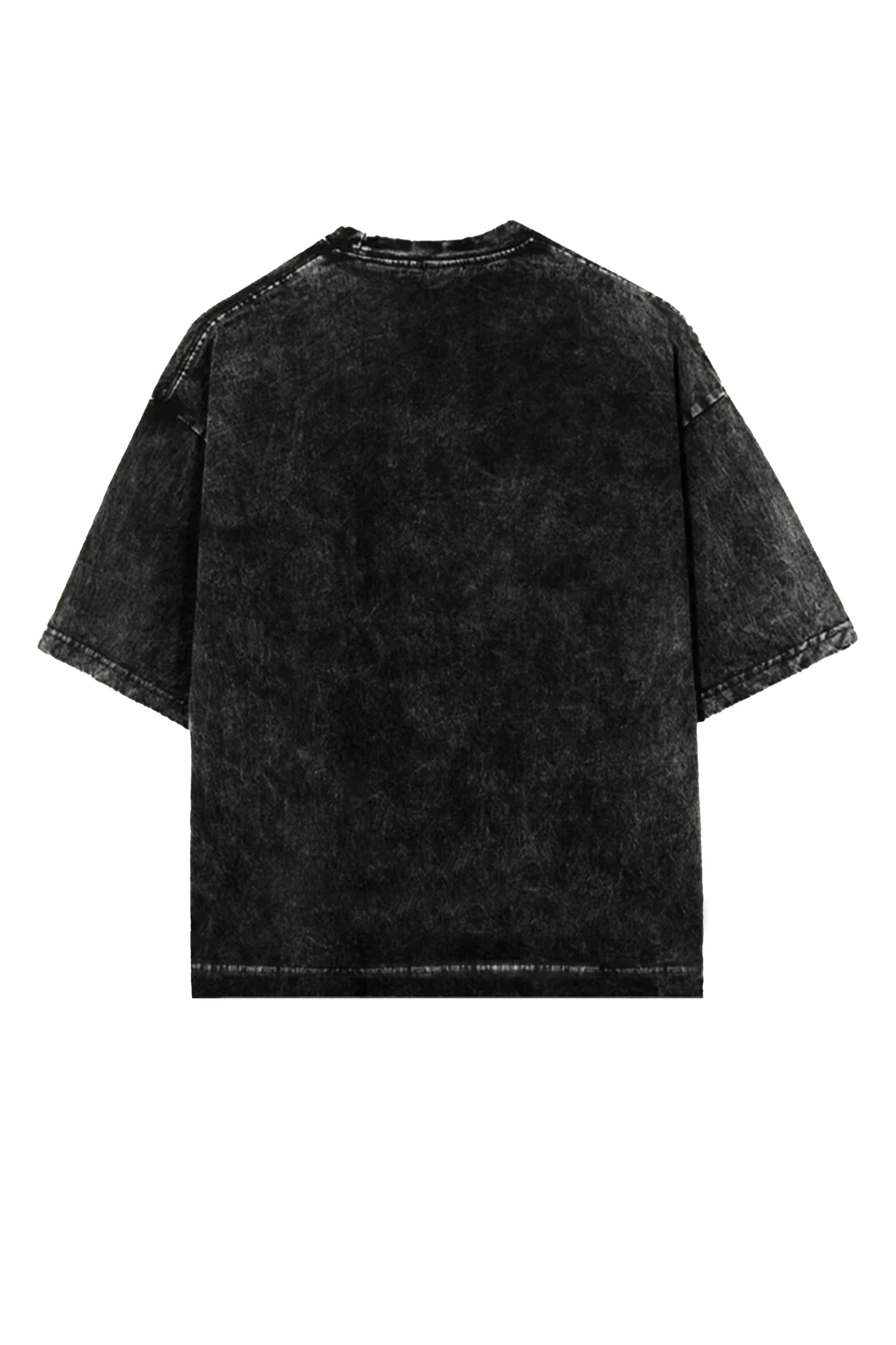 Vintage Black Oversized Tee