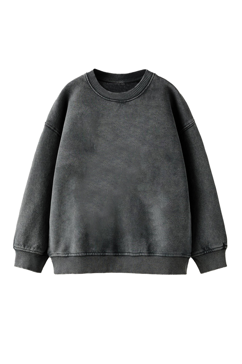 Vintage Black Heavyweight Oversized Sweatshirt