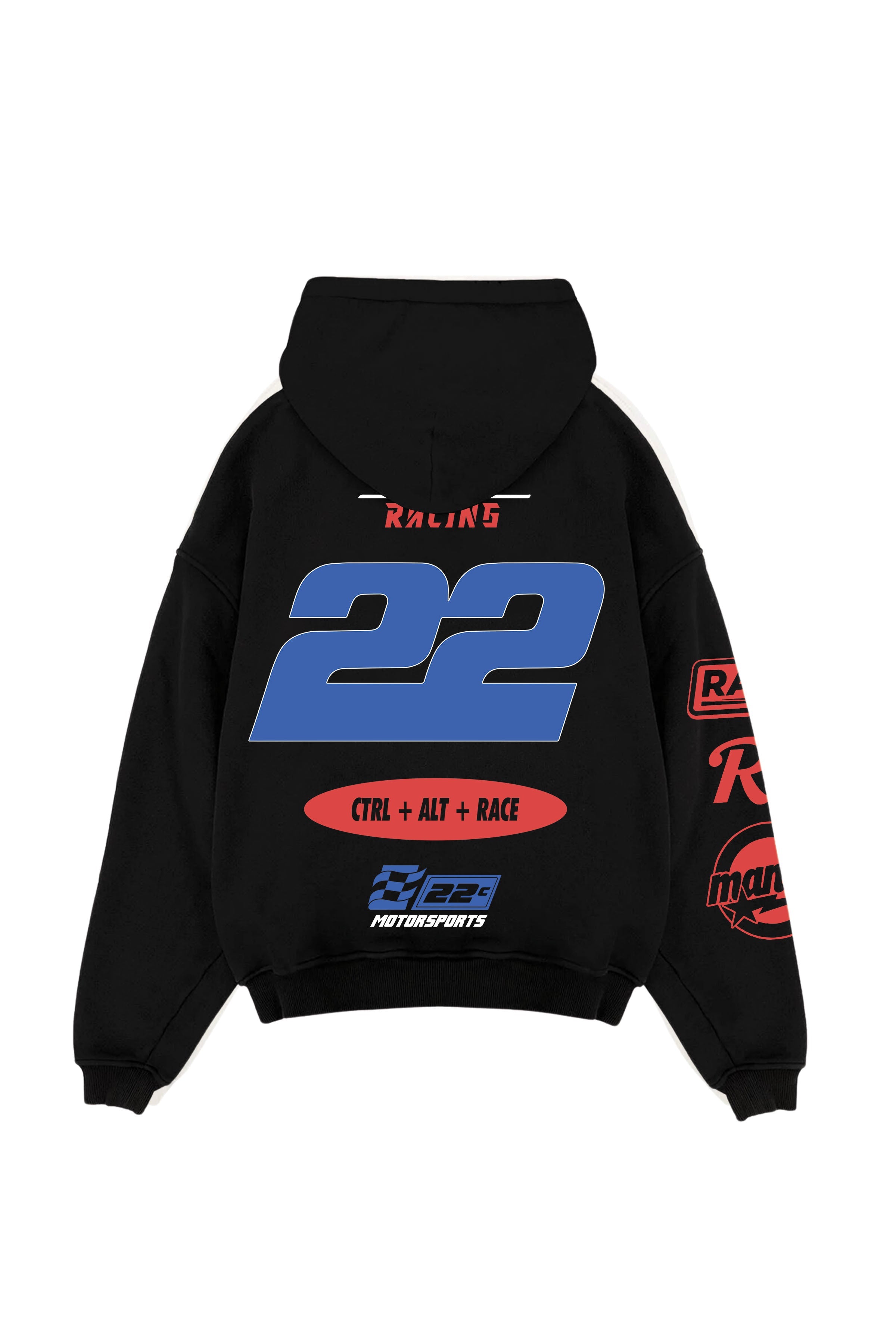 Rage Race Designed Oversized Hoodie
