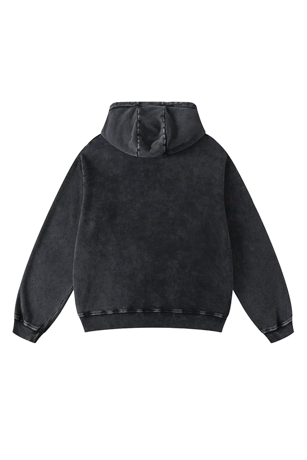 Vintage Black Oversized Hoodie