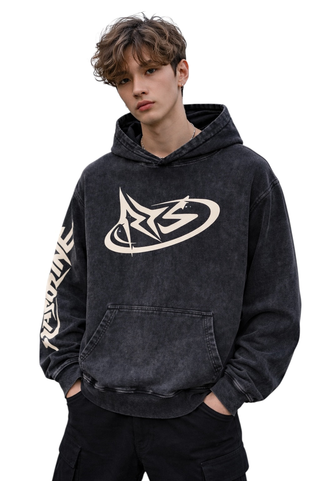 Gasoline Designed Oversized Hoodie