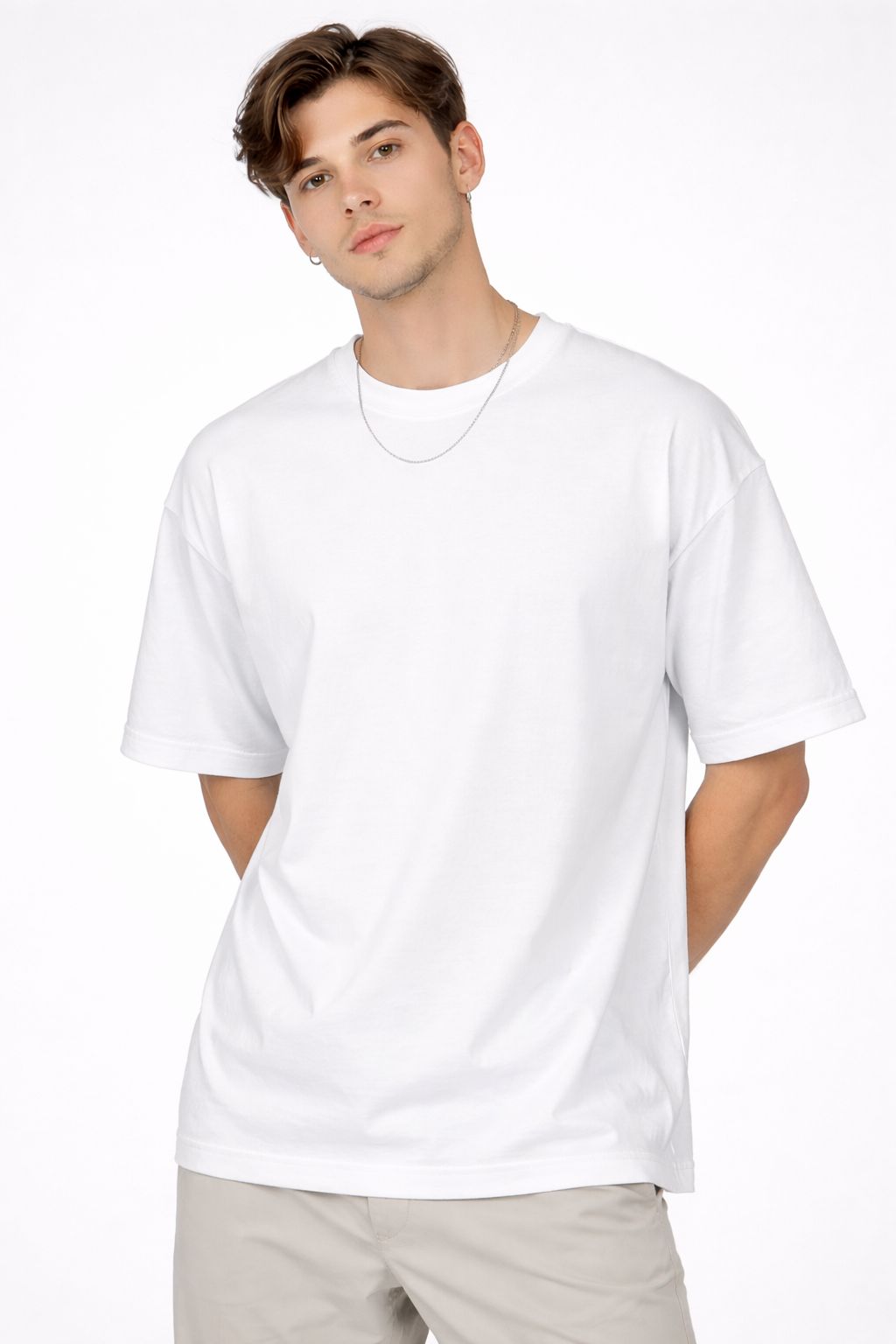 White Oversized Tee