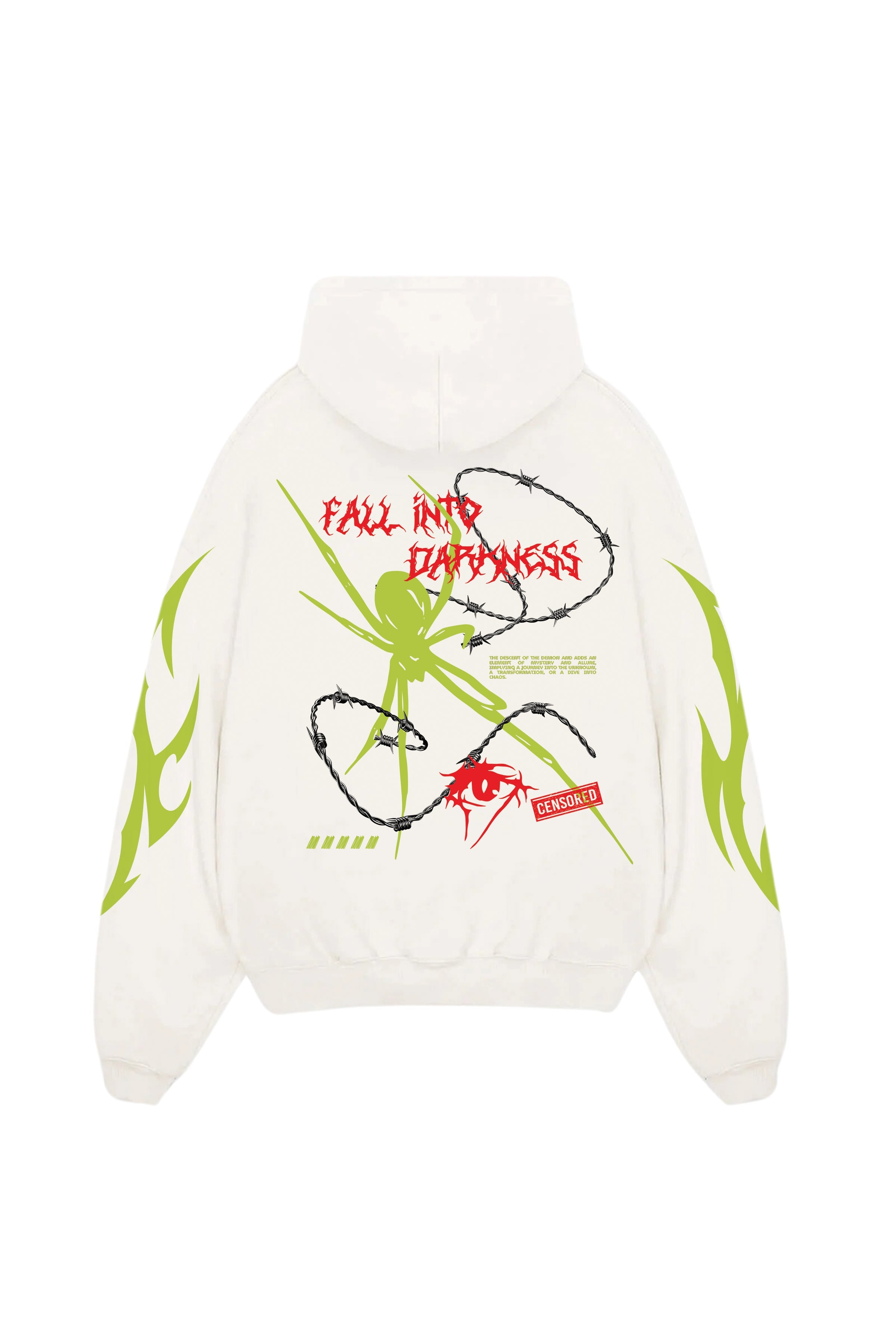 Darkness Designed Oversized Hoodie