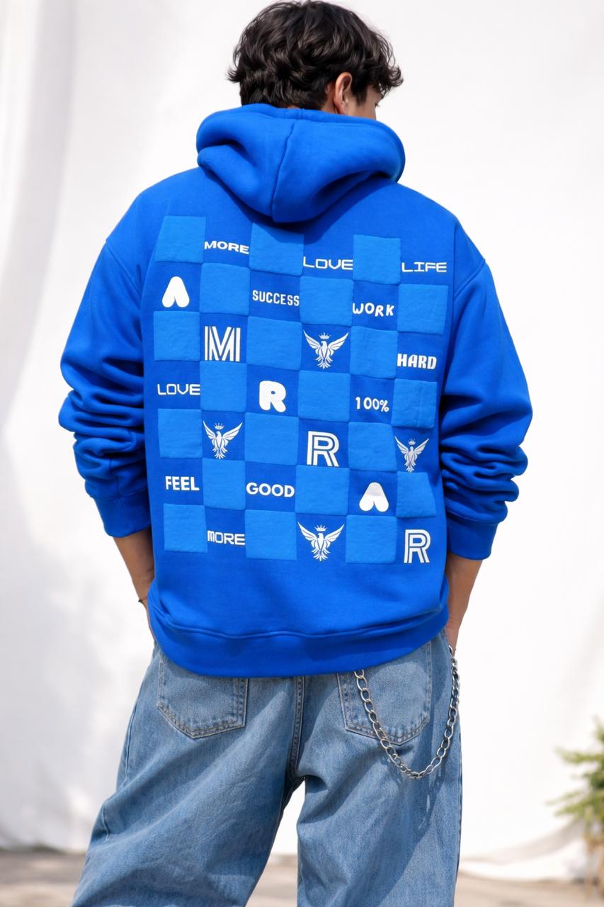 BLUE HEAVYWEIGHT HOODIE
