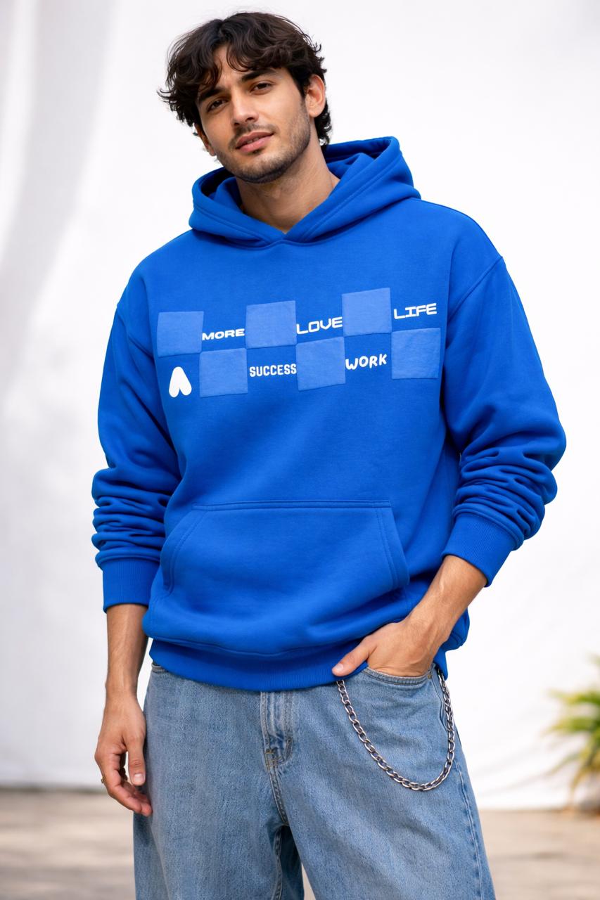 BLUE HEAVYWEIGHT HOODIE