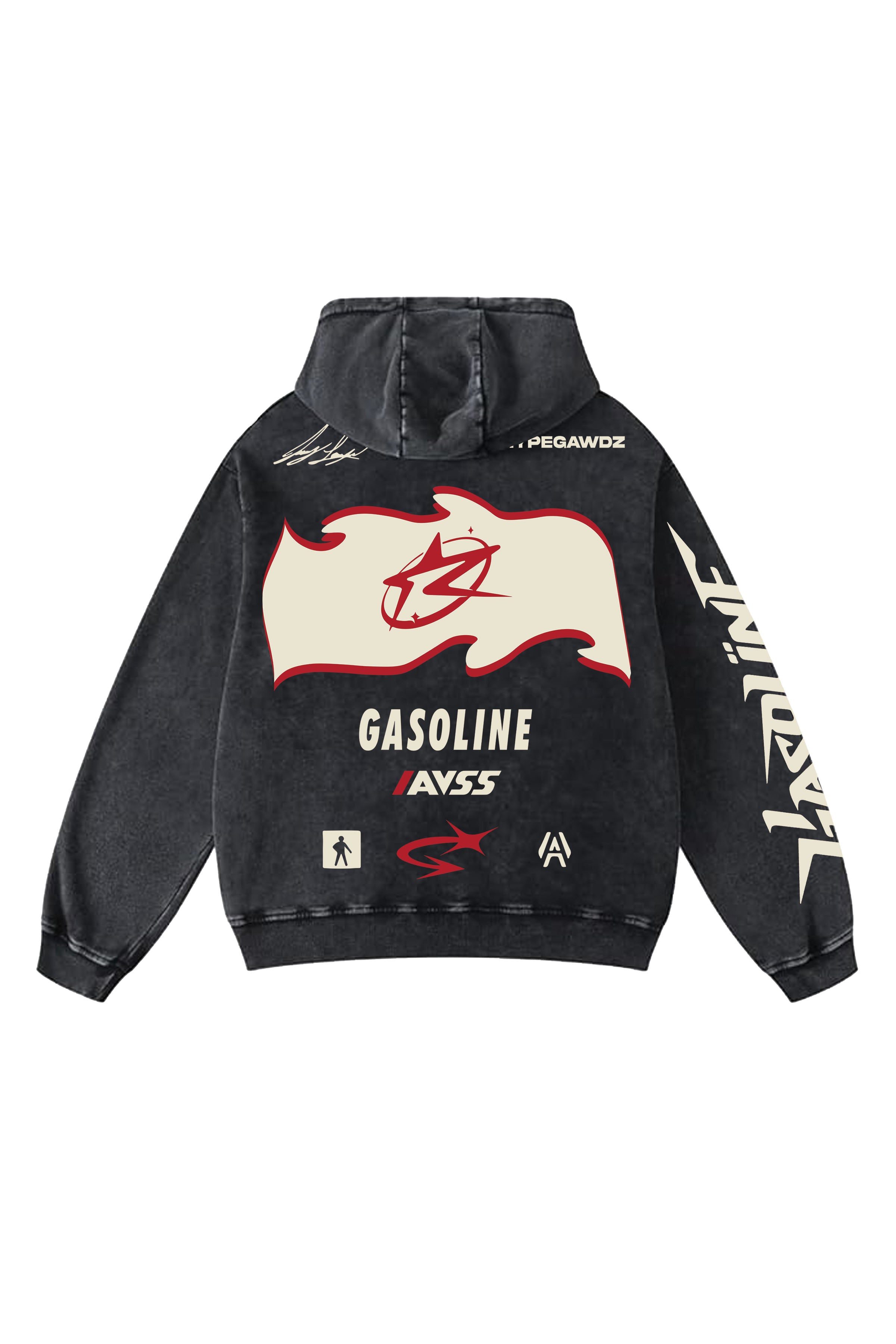 Gasoline Designed Oversized Hoodie